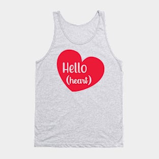 Hello heart Tank Top